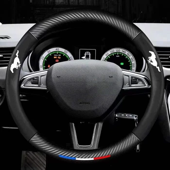Ford Mustang SHELBY GT Carbon fiber Rool Hõlmab DIY Pehme Kiud Universaalne Anti-Slip Auto rooliratas Hõlmab