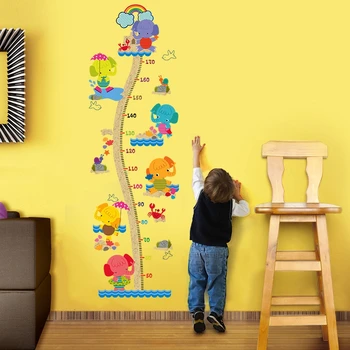 DIY-Baby Tuba Seina Kleebis vinüültapeet 3d-Isekleepuv Tapeet Kõrguse Mõõtmine PVC Desktop Wallpaper Hd Tuba Kleebised