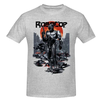 2022 Moe Vaba aja veetmise Robocop T-särk Harajuku Streetwear 100% Puuvill Graafika Tshirt Marki Tee Tops