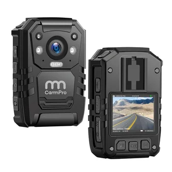 CammPro i826 Politsei Keha Cam 1296P HD 128GB Premium Kaasaskantav Keha Kasutatud Kaamera, Diktofon IP66 Veekindel GPS Öise Nägemise