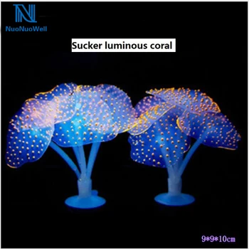 Uute Tulijate Silikoon Coral Jobu Ornament, Vee -, Maastiku Kujundusest Akvaariumi Haljastus Taimede Muru Päevavalgus Meduus