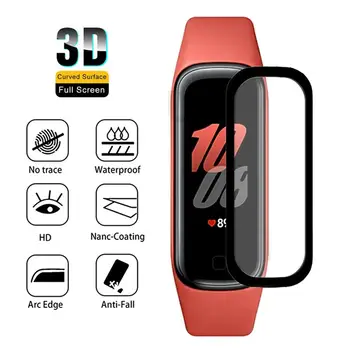 3tk 3D Full Kaardus Smartwatch Pehme Kaitsva Kile Kate Kaitse Samsung Galaxy fit 2 SM-R220 Screen Protector Juhul
