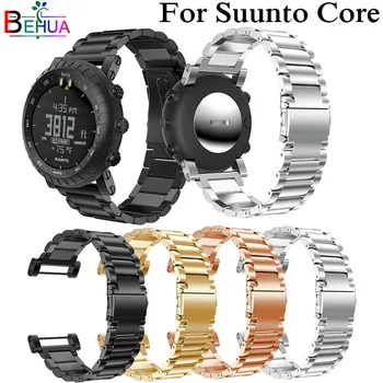 Roostevabast Terasest rihmad Suunto Core Käevõru Käepaela Reguleeritav Asendaja Suunto Core Smart Watch Band 175cm Käepael