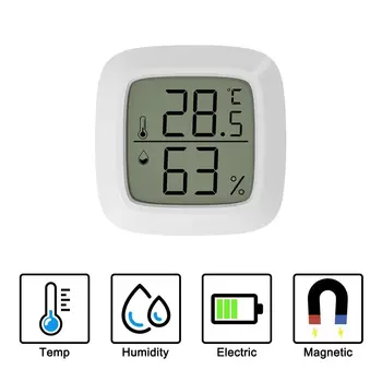 Kodu-Baby Tuba Ilm Jaama Siseruumides LCD Elektrooniline Hygrometer Digitaalne Temperatuuri-Niiskuse Mõõtja Termomeeter