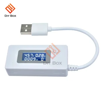 LCD USB-Detektor Voltmeeter Ammeter Mobile Power Laadija Võimsuse Tester Arvesti Pinge voolu Maksustamise Jälgida 3V-7V SM-3-7V