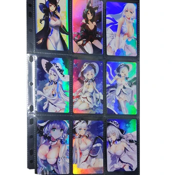 9pcs/set Azur Lane B5 Enda tehtud HIILGAV IJN Fuso Flash Kaardid ACG Seksikas Kawaii Anime Mäng Kogumise Kaardid Kingitus, Mänguasjad