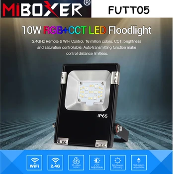 Miboxer FUTT05 10W RGB+CCT LED Tulvaprožektor AC100~240V IP65 Veekindel Pulic Lamp Archittectural Kerge Outdoor Valgustus Aias