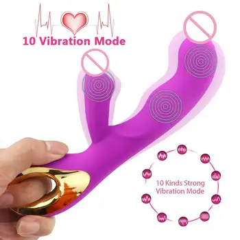 Kiire Orgasm G-Spot Vibraator Dildo Masturbators Naiste Tiss Kliitori Stimulaator Massager Naine Lesbi Sugu Mänguasjad Paar
