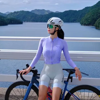 Pella Lõuna-Korea Uus Naiste Rattasõidu Jersey Pikad Varrukad Bike Ahvid Macaquinho Ciclismo Feminino Jalgratta vett hülgav Dressipluus
