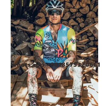 Slopline Replica Jalgrattasõit Jersey Ülikond Meestele Lühikesed Varrukad Lühikesed Püksid, Rinnatüki Kit 2021 Suvel Pro Team Hingav Triatloni Kit Ropa Ciclismo