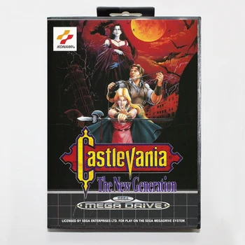Sega MD mängud, kaardi - Castlevania Uue Põlvkonna kasti jaoks Sega MegaDrive Video Mängu Konsool 16 bit MD kaart