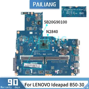 LENOVO Ideapad B50-30 Celeron N2840 Emaplaadi 5B20G90100 LA-B102P SR1YJ DDR3 Sülearvuti emaplaadi testitud OK