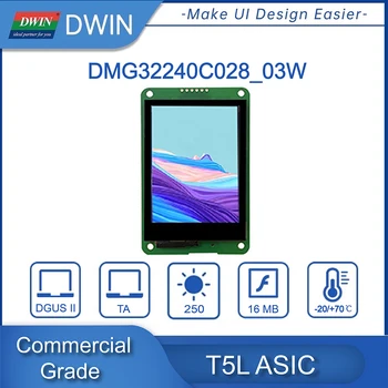 DWIN 2.8-tolline 320*240 TFT LCD-Ekraan, Touch panel HMI Serial Port Ekraani STM32 Intelligentne ekraani LCM LCD Moodul