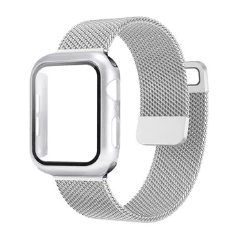 Klaas+Rihm Apple Watch Band 45mm 41mm 38mm 40mm 42mm 44mm Ekraani Kaitsekile+Case+Käevõru Magnet Aasa IWatch 7 6 se 5 4 3