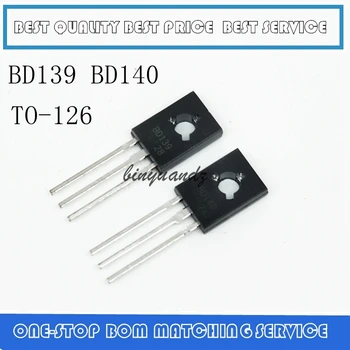 20PCS BD139 BD140 ( 10TK BD139 + 10TK BD140 ) TO126 TO-126 uue pingeregulaatori IC