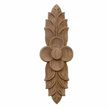 VZLX Algul Euroopa Woodcarving Decal Kodu Dekoratiivne Puidust Appliques Nikerdatud Applique Akna, Ukse Decor Puidust Kujukeste Käsitöö
