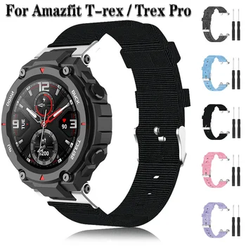 Eest Huami Amazfit Trex Pro & Amazfit T-Rex Nailonist Rihm Smartwatch Asendamine Lõuend Watch Band Käepael Watchbands Correa