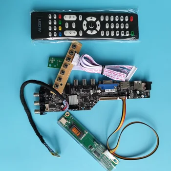 Komplekt LP154W01 HDMI-ühilduv DVB-T, DVB 1280x800 Ekraan AV remote LED USB-VGA-audio-video-TV töötleja juhatuse juhi digitaalne paneel
