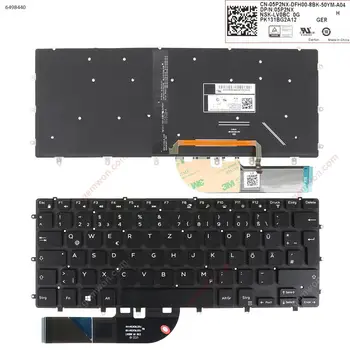 Saksa QWERTZ Uus Asendamine klaviatuur DELL XPS 15 9550 9560 9570 Sülearvuti Backlit with Frame