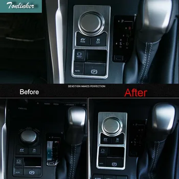 Tonlinker Kate nii, Kleepsud Lexus NX200 300H 200t 2016 Car Styling 1TK roostevabast terasest drive mode reguleerige paneelid kleebis