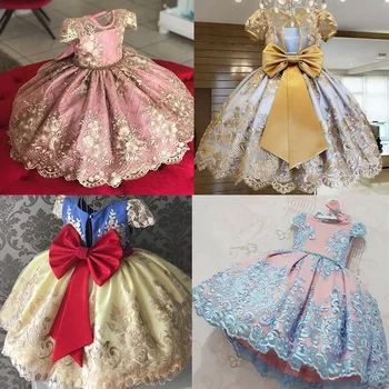 Meeldib Cosplay Printsess Kleidid Pulmad Halloween Kostüüm Lapsed Partei Sünnipäeva Prindi Star Kleit Tüdrukute Riided Puhkus