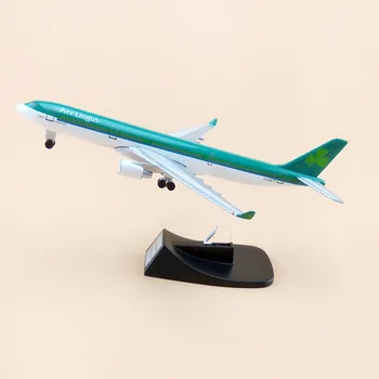 Sulam, Metall-Lennuki Mudel Õhu Aer Lingus Airbus 330 A330 Airlines Airways Lennuk Mudel W Seista Rattad Õhusõiduki Kingitus 13cm