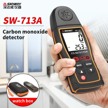 SNDWAY CO Detektor SW-713A Süsinikmonooksiidi Consistency Arvesti Põlevat Gaasi Tester SMART SENSOR Heli, Valgus, Vibratsioon Häire