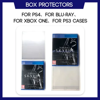 Kasti Protector muhv PS4 Blu-ray Xbox Üks PS3 Mäng Kohandatud läbipaistvast Plastikust Kaitse