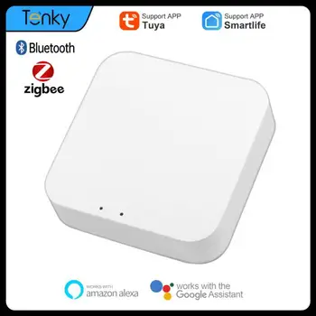 Tuya Multi-režiim Smart Gateway ZigBee 3.0 Bluetooth-ühilduva Silma Hub Smart Home Kontrolli Töö Alexa Google ' i Kodu Smartlife