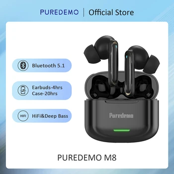 Bluetooth-Kõrvaklapid Sügav Bass TWS Kõrvaklapid Müra Tühistamine Sport Veekindel Earbuds HD Kõne Kõrvaklapid Mikrofoniga