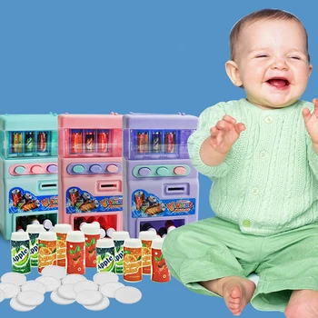 Hot-müügi Laste Simulatsiooni Mini-münt-opereeritud Jook Müügiautomaatide Self-service Joogi Armas Naljakas Mänguasjad Lastele