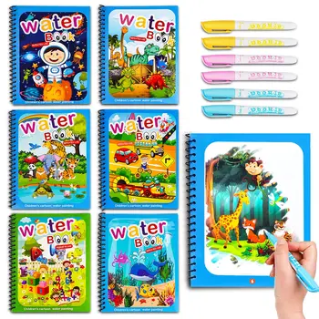 1tk Taaskasutamise Joonis Montessori Mänguasjad Maagiline Vesi Raamat Korduvkasutatavad Värvimine Värvi Raamatuid Varajase Hariduse Jõulud Cuadernos de dibujo