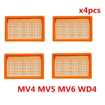 4tk KARCHER Filter KARCHER MV4 MV5 MV6 WD4 WD5 WD6 märg&kuiv Tolmuimeja Varuosade#2.863-005.0 hepa filtrid