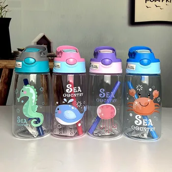 Lapsed Vee Sippy Cup Cartoon Loomade Beebi Söötmine Tassi koos Toruga Lekkekindlad Vee Pudelid Väljas Kaasaskantav Laste Tassid