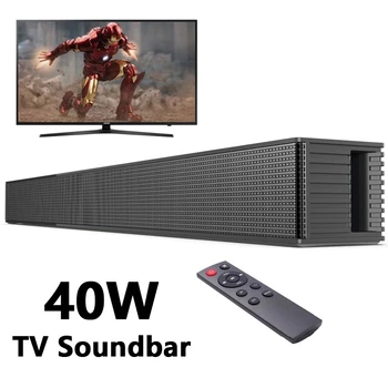 40W TV Soundbar Bluetooth Kõlar Seinale paigaldatud Home Theater Support Optiline Koaksiaal HDMI-ühilduv AUX With Subwoofer, TV PC