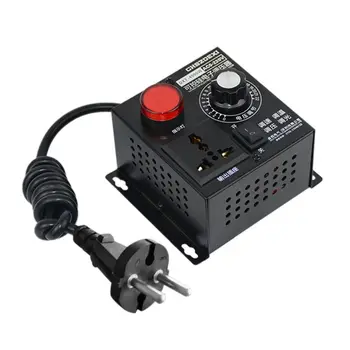 SCR Elektroonilise pingeregulaatori AC 220V 4000W Temperatuur Mootori Ventilaatori Kiiruse Kontroller Dimmer Reguleeritav Elektriline Tööriist