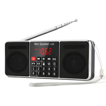 PRUNUS J-288 Kaasaskantav Raadio AM-ja FM-Raadio koos Bluetooth-Kõlariga AUX Sisend TF Kaardi MP3 Mini Tasku USB Raadiod Stereo Player