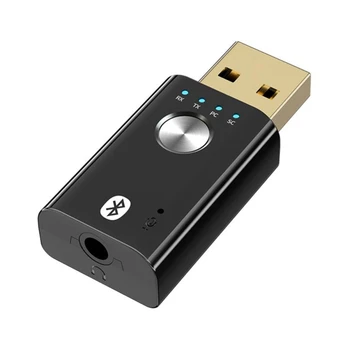 4 1 Juhtmevaba USB-5.0 Bluetooth Adapter 3.5 Mm Jack AUX BT Audio Vastuvõtja, Saatja Auto TV Kõlar Stereo Adapter