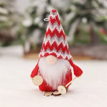 Uus Aasta 2023 Kingitused Suusatamine Gnomes Nukud Xmas Tree Kaunistused, Ripatsid jõulukaunistused Kodu Navidad 2022 Natal Noel Deco