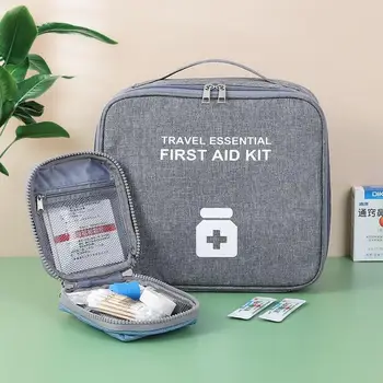 Suure Jõudlusega Pere First Aid Kit Meditsiin Kaste Paksenenud Meditsiin Kasti Kihiline Meditsiini Kabineti Kaasaskantavaid Riidest Ladustamise Kott