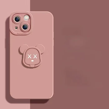Algne Ruut Vedela Silikooniga Telefon Case For iPhone 14 13 12 Pro Max Põrutuskindel tagakaas