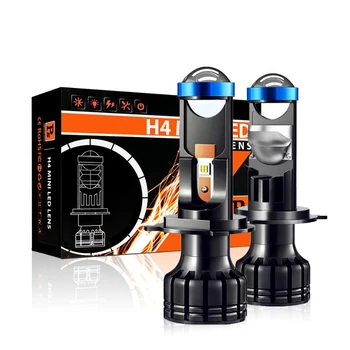 LED Super Mini Projektor H4, H7, Canbus Lamp Lens 120W Autod Pirn 16000LM Konversiooni Kit Hi/Lo sõidutuli 12V 24V LHD
