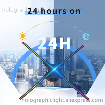 3D Fänn Hologramm Projektor Wifi Remote Control 56cm ärireklaami Ekraan Holograma Projetor Edastab Pildi, Video