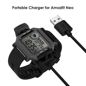 Smart Watch Traadita Laadimise Kaabel 1m Kiire Laadimine USB Kaabel, Kantav Smart Watch Laadija Huami Amazfit Neo