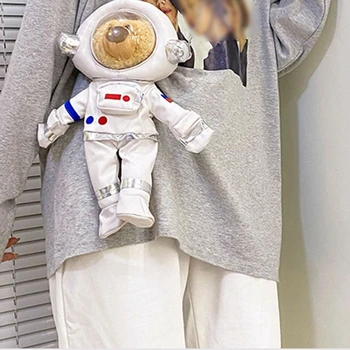 Ruumi Teddies Karu Kujunduse Kett Õlal Kott Tüdrukud Crossbody Kott Cartoon Astronaut Rahakotid Käekotid Naine Sidur Kott