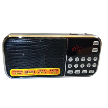 L-088AM Dual Band Laetav Kaasaskantavad Mini Tasku Digitaalse Auto Scan AM FM-Raadio Vastuvõtja, MP3 Muusika, Audio-Mängija Kõlar
