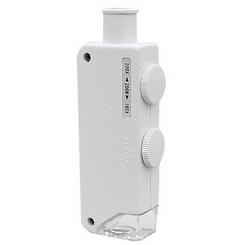 160-200X Kohanemise Handhed Portable LED Mikroskoop LED Valgustusega Tasku Mikroskoop, Luup--M25