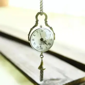 Pocket Watch Fisheye Klaasist Palli Nõgus ja Kumer Peegel Vintage Kingitus Sulamist Kaelakee Ripats Sünnipäeva Lõpetamist Mehed Naised