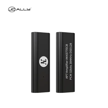 JCALLY AP7 Kaasaskantav DAC Võimendi Koos AK4377ECB Telefonid AMP Toetab PCM 32bit/384kHz DSD128 Tüüp C kuni 3,5 mm Kõrvaklappide Võimendi