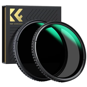 K&F Mõiste Variable ND-Filter Komplekt 2tk ND2-32 & ND32-512 NANO-X Seeria Reguleeritav Neutraalse Tiheduse DSLR Kaamera Objektiivi, Filtrite Komplekt